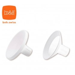 b&h Hera B 醫院級電動雙摩打奶泵配件 - 奶泵喇叭連防塵蓋 1對 (21mm)