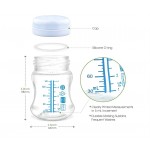 台灣製  Maymom 闊口／寬口母乳儲存樽 密封蓋 儲奶瓶 140ml （1個裝）