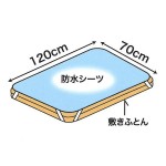 西松屋 ELFINDOLL 換片墊 防水床墊 (70×120cm) - 白色熊款