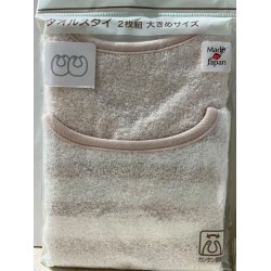 日本製造 akachan  嬰兒100%純棉  圍兜 口水肩口水巾 (2件裝)
