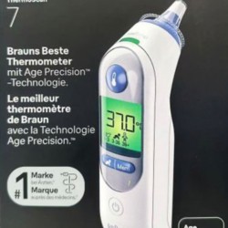 Braun 百靈牌 博朗 - 6520  電子耳溫計 / 探熱器/ 探熱槍【平行進口產品】