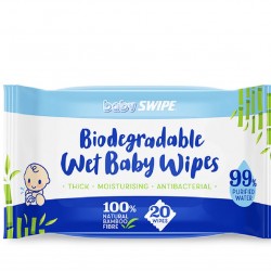 Babyswipe BB威寶  有機竹纖維濕巾 嬰兒濕紙巾  20片