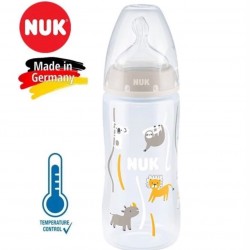 【香港行貨】德國Nuk Premium Choice 寬口奶瓶(感溫)-PP 300ml 0-6個月 