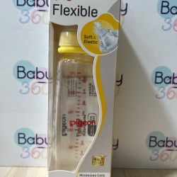 【香港行貨】Pigeon 窄口母乳實感 玻璃標準奶樽 240ml (S/0-3m) 