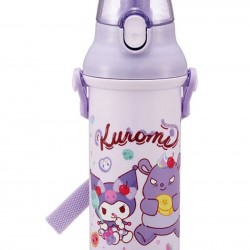 Skater Kuromi直飲 彈蓋型 水壺 水樽 水瓶480ml (附肩帶)