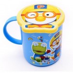Lilfant 韓國 Pororo 帶蓋杯 (藍色)
