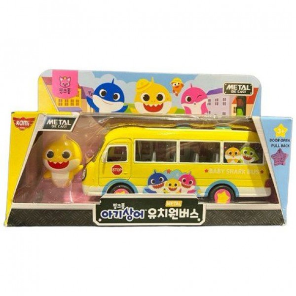 Pinkfong BABY SHARK - 回力車玩具巴士