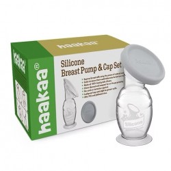 紐西蘭 Haakaa 100ml 真空吸乳集乳器 配 矽膠防塵防漏蓋