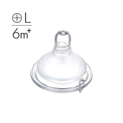 Simba 小獅王辛巴  超柔防脹氣寬口十字奶嘴 L-1入(6個月以上) 