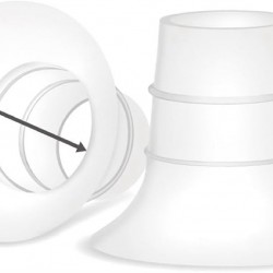 Maymom 13/14/15/16/17/18/19/20/21mm喇叭for Medela/Spectra/TheOne/Maymom (一對裝)(短身款)