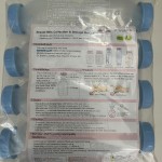 Maymom 窄口 標準口徑 PP 儲奶瓶 150ml / 5oz (8個裝) 附防漏墊圈 + (藍色)密封蓋