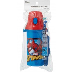 Skater Spidermen直飲 彈蓋型 水壺 水樽 水瓶480ml (附肩帶)