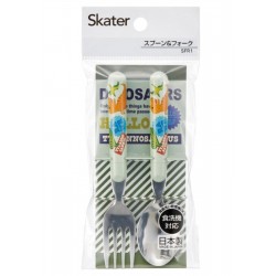Skater 恐龍 不銹鋼叉匙 餐具套裝 
